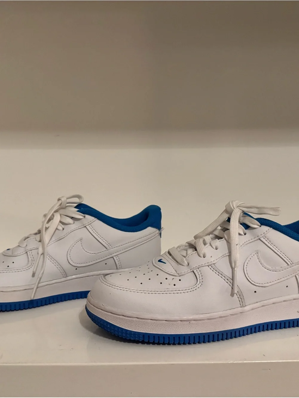 Nike Force 1 PS Low White Light Photo Blue Sneakers DV1332-101 Size Women’s 4.5